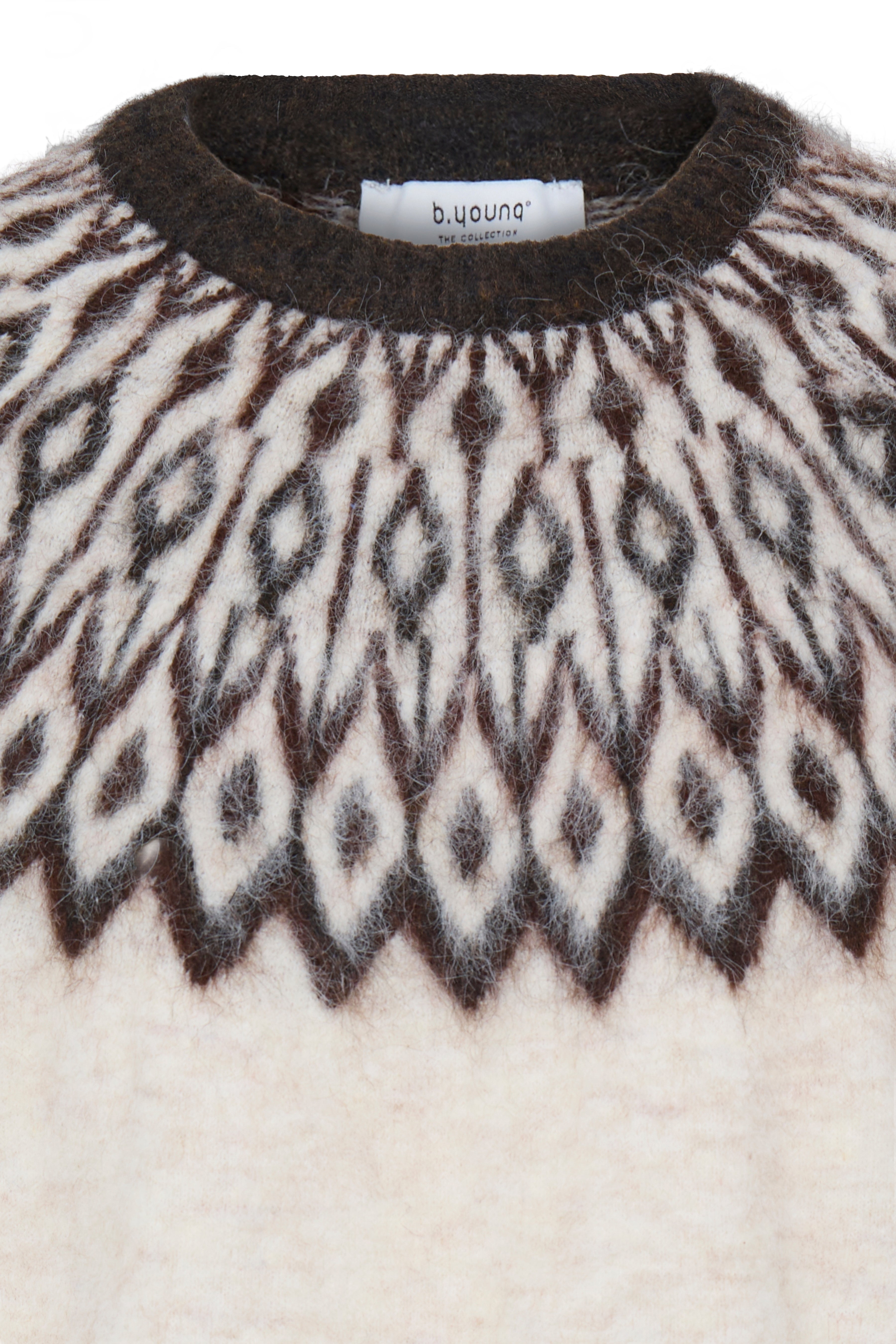 B.Young Milou Fairisle Cosy Knit Jumper