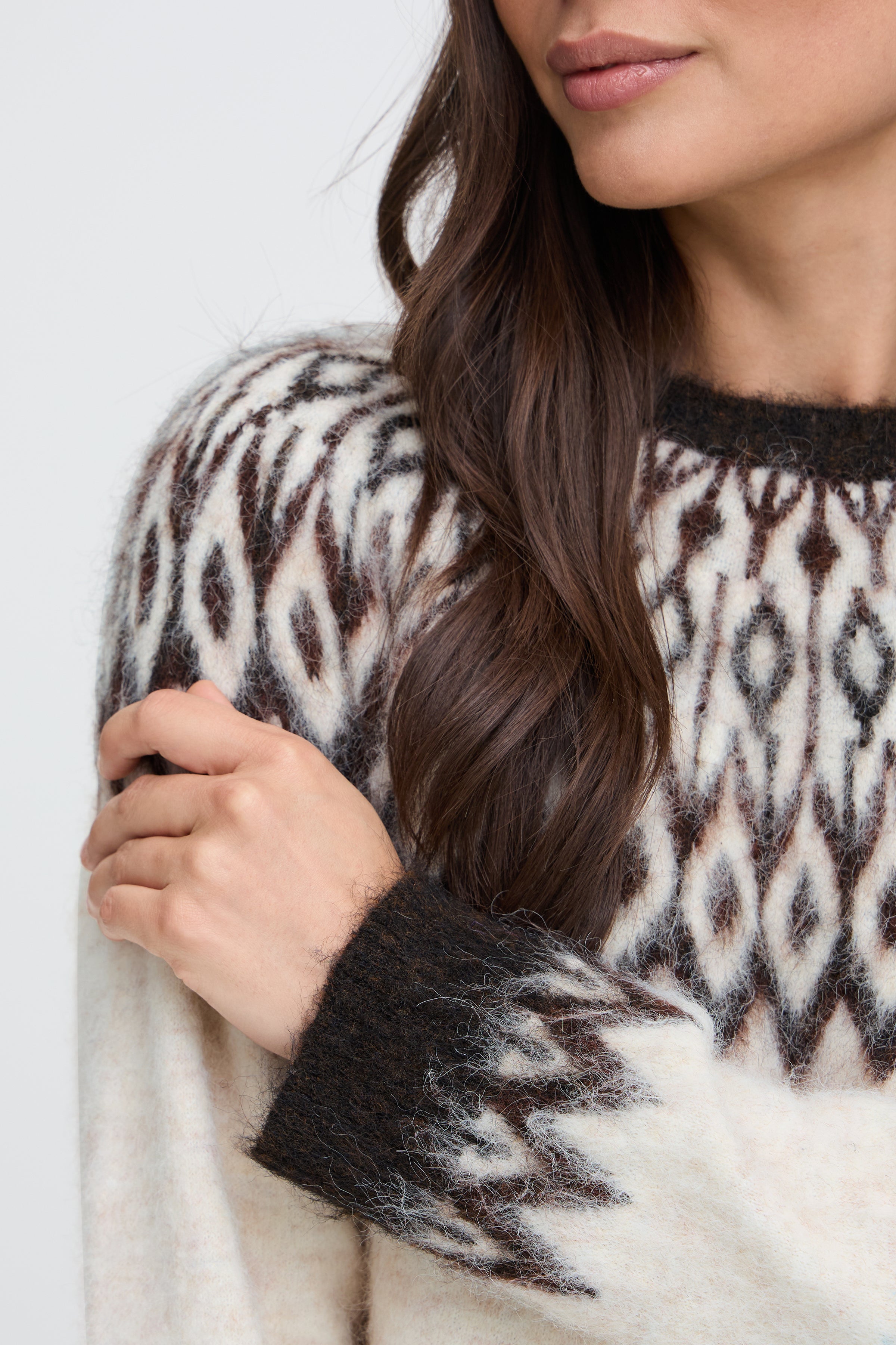B.Young Milou Fairisle Cosy Knit Jumper