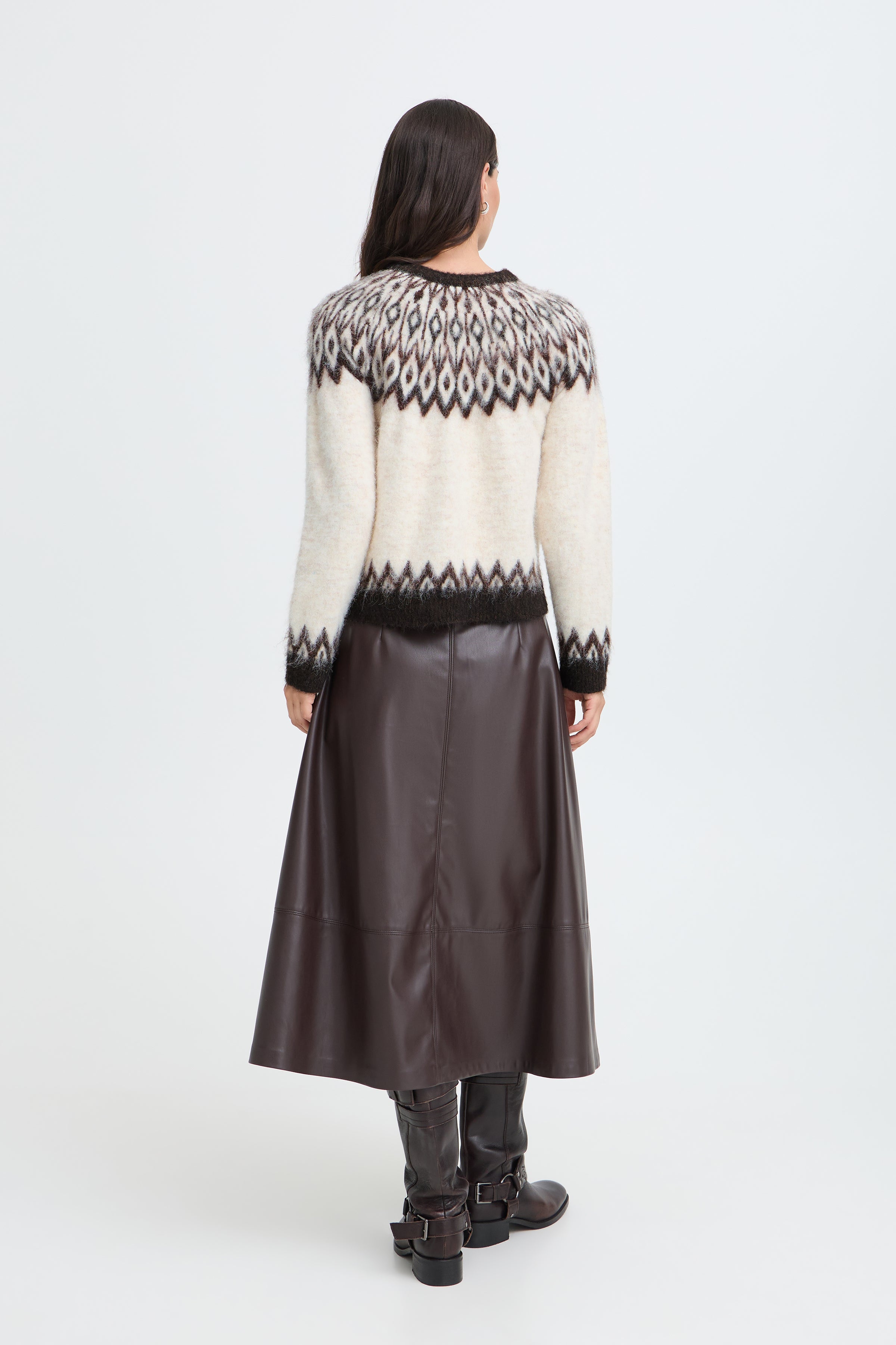 B.Young Milou Fairisle Cosy Knit Jumper