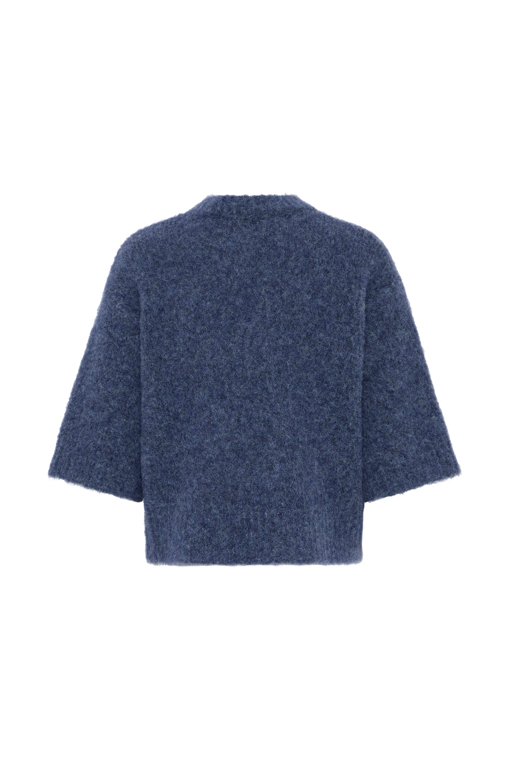 B.Young Nyla Fluffy Crop Sleeve Knit Jumper