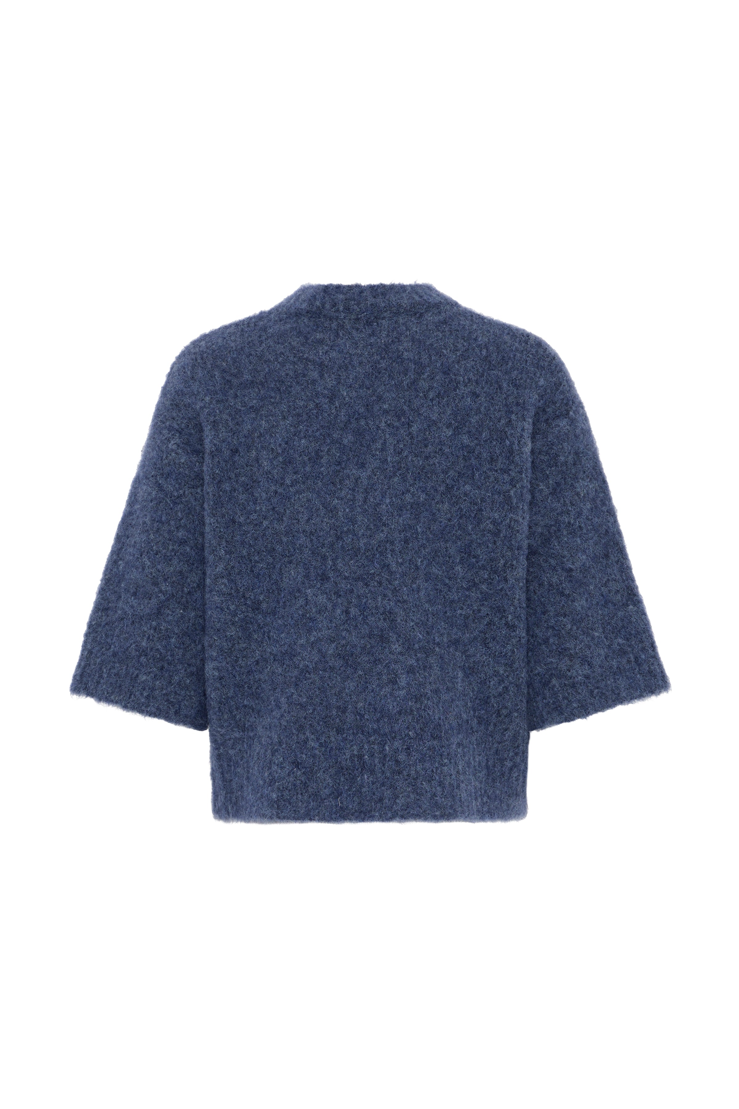 B.Young Nyla Fluffy Crop Sleeve Knit Jumper