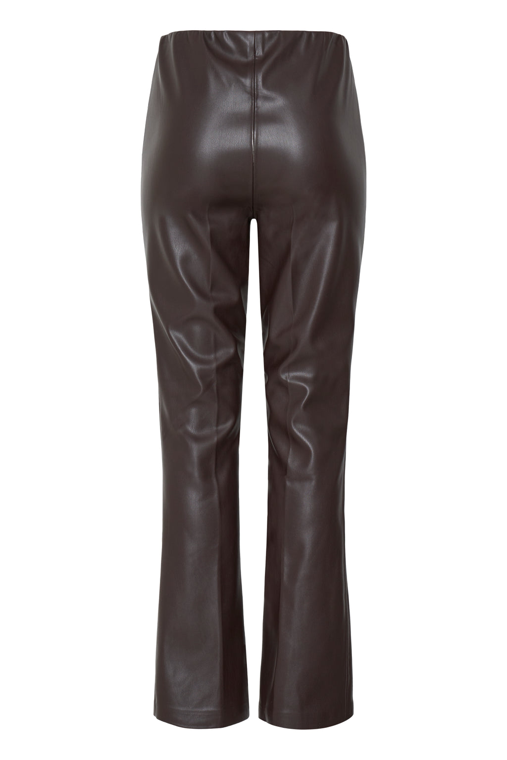 B.Young Daja Flare Faux Leather Pants – Brown