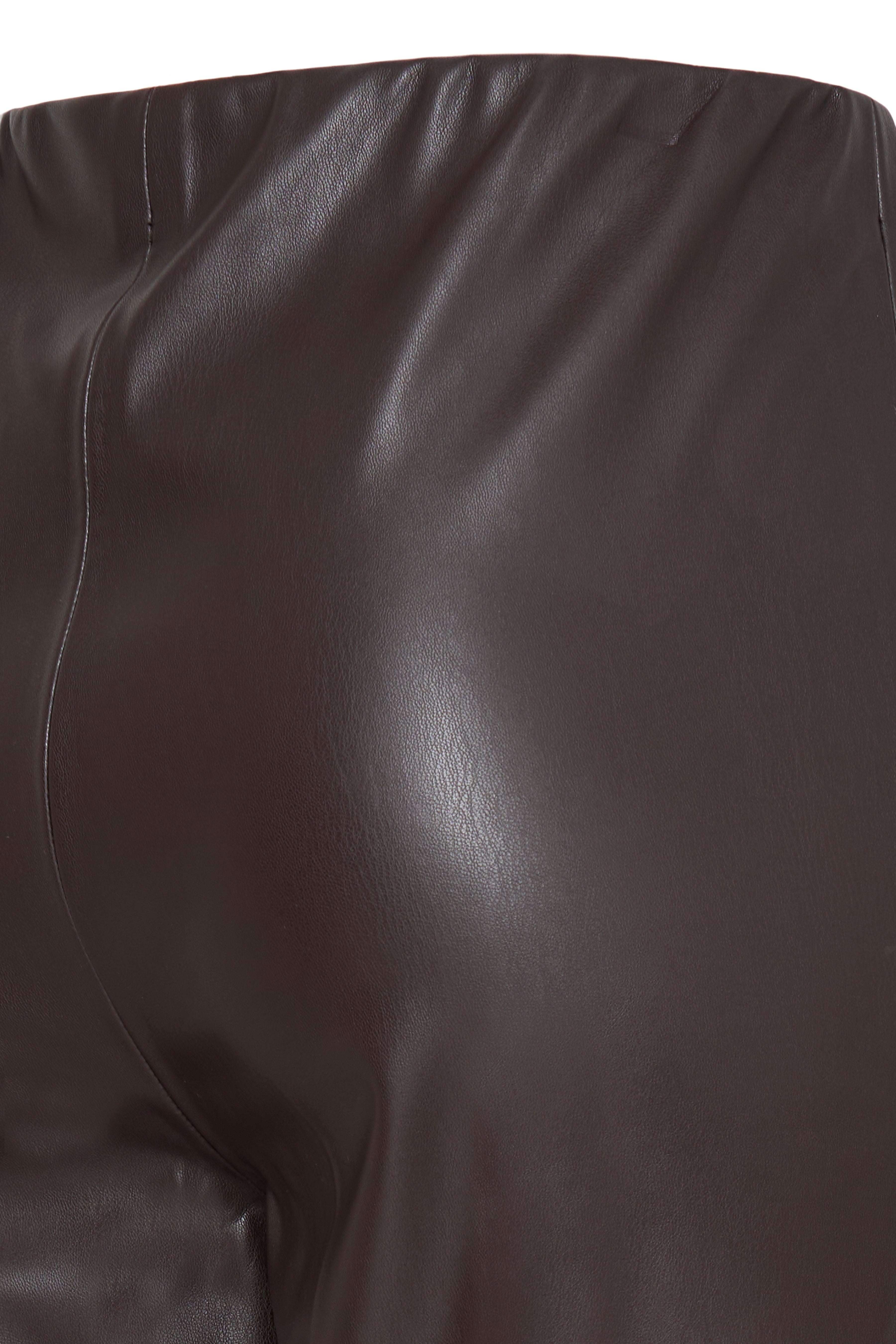 B.Young Daja Flare Faux Leather Pants – Brown