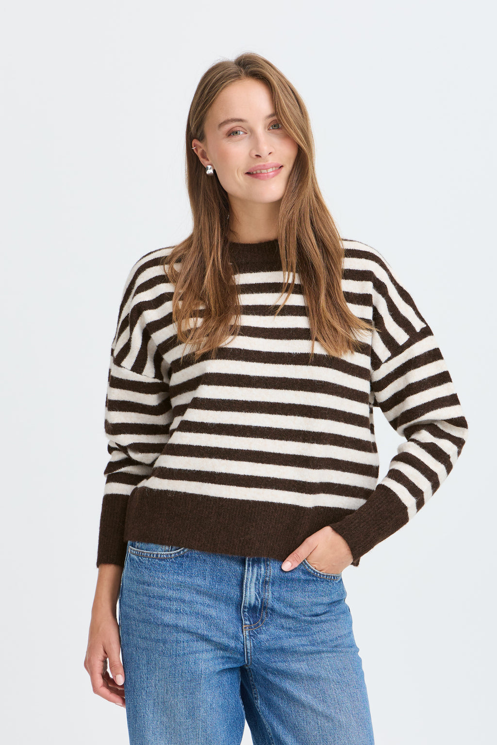 B.Young Omea Stripe Crew