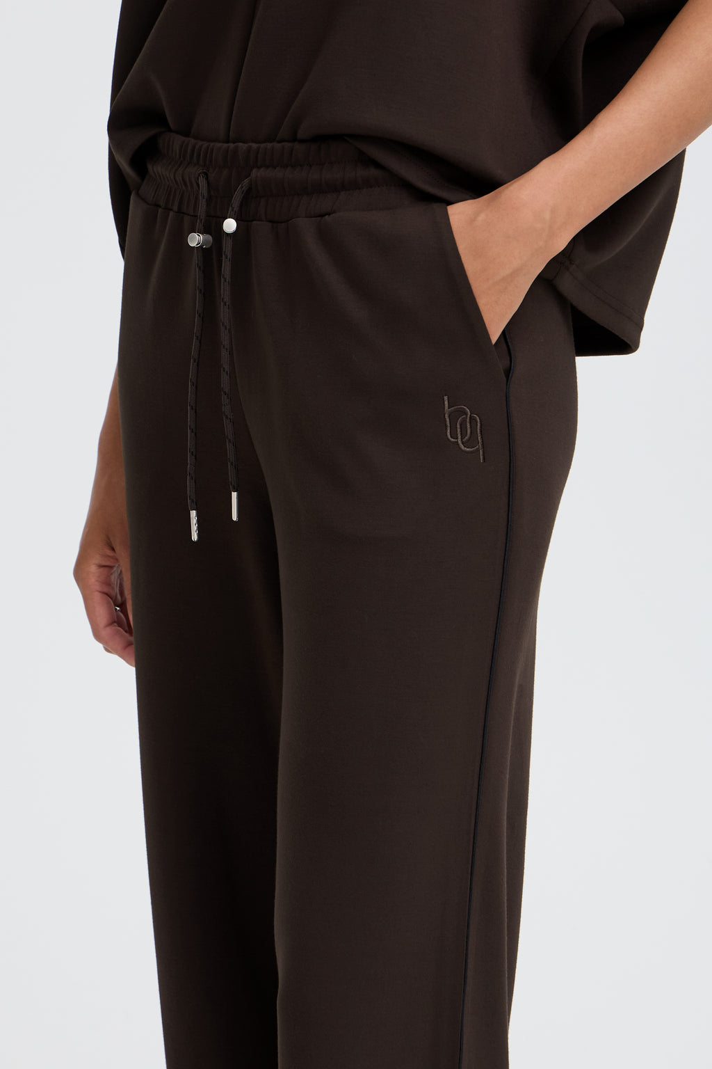 B.Young Putsi Straight Leg Piping Trousers