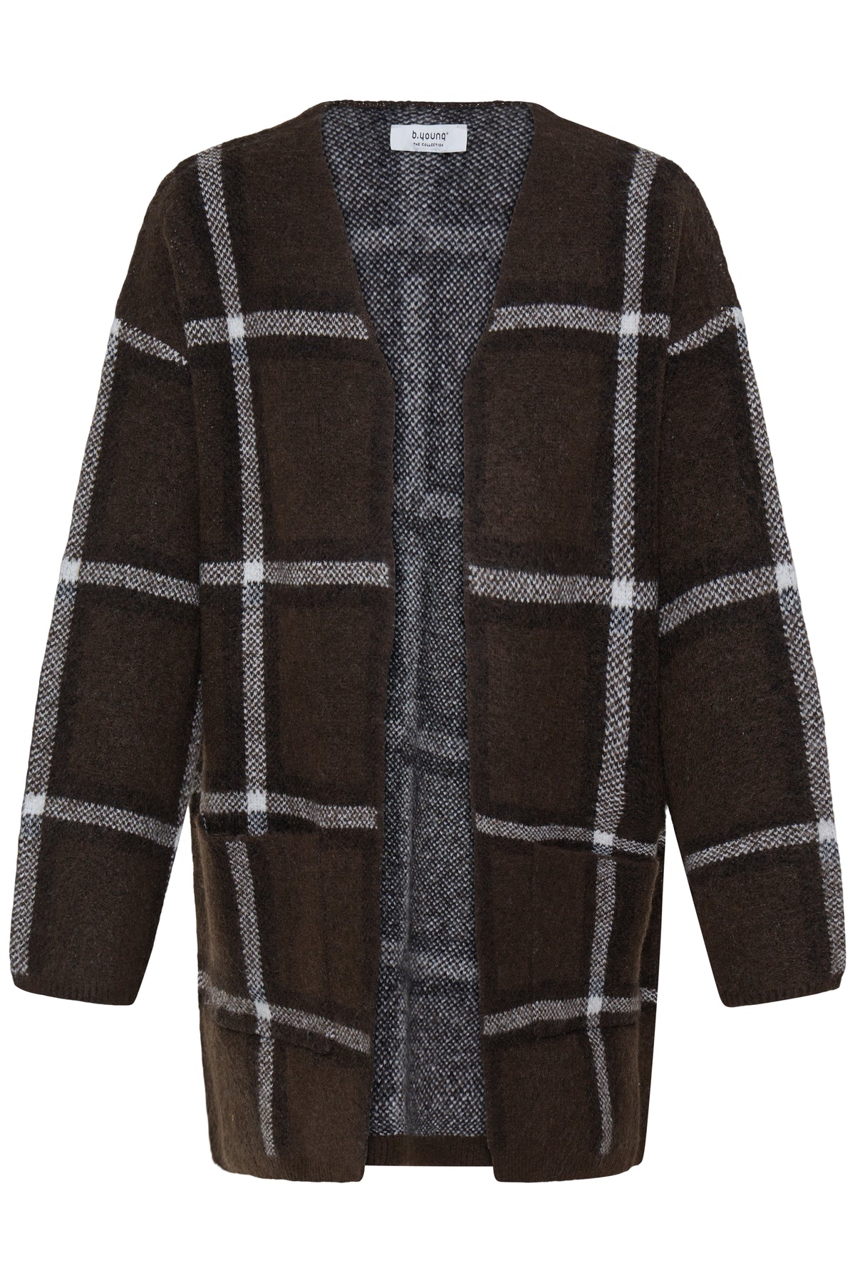 B.Young Odell Check Cardigan