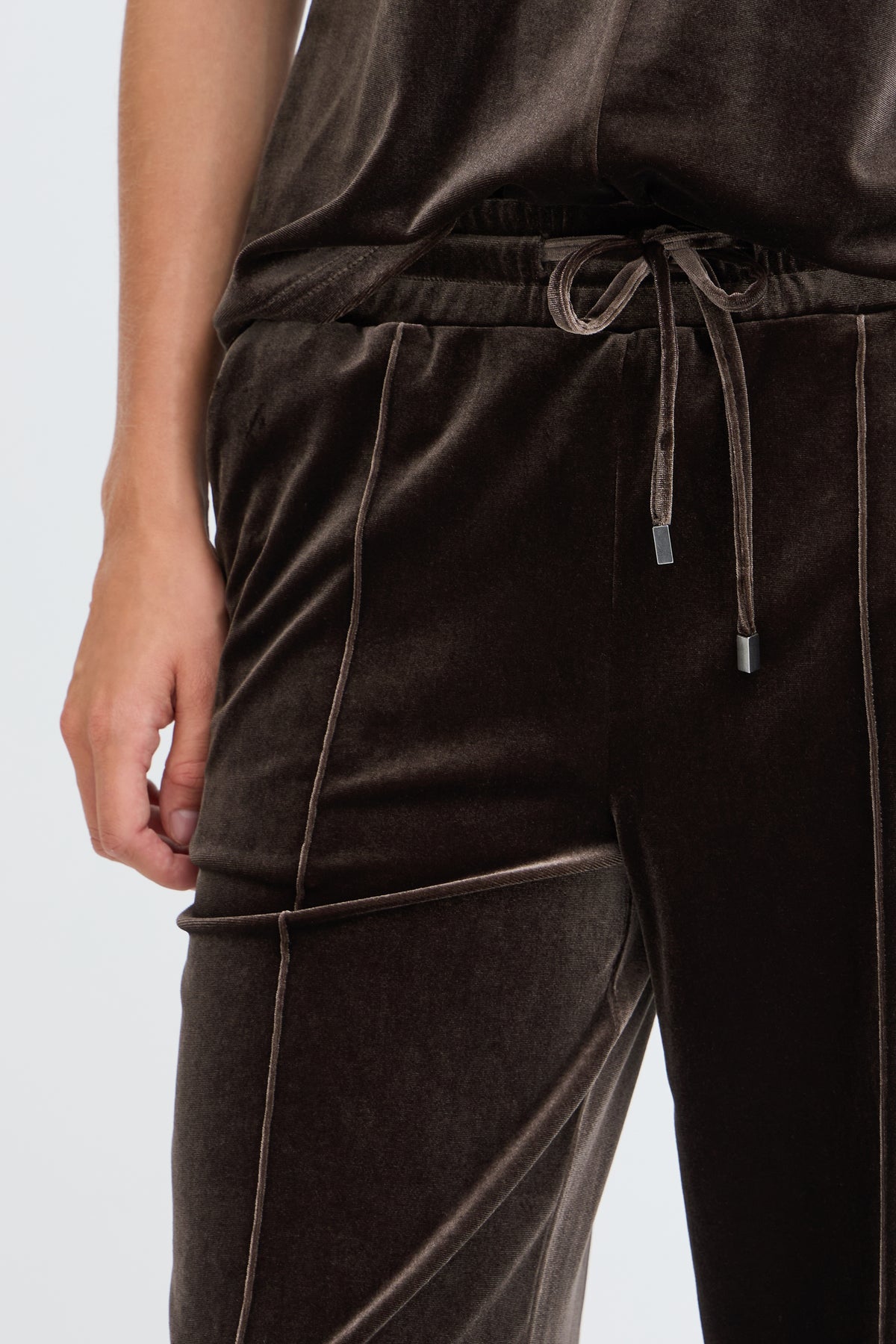 B.Young Perlina Velvet Joggers