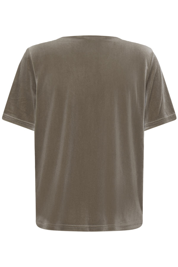 B.Young Perlina Draping Velvet Top