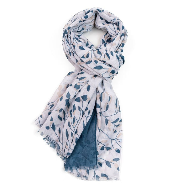 Little Leaves Print Scarf