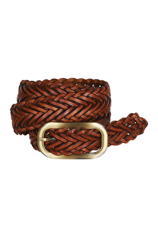 Eb & Ive Avante Plaited Leather Belt