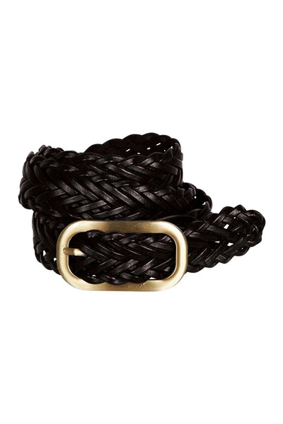 Eb & Ive Avante Plaited Leather Belt