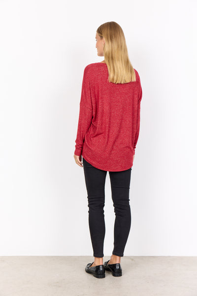 Soyaconcept Biara Jumper - Red Melange
