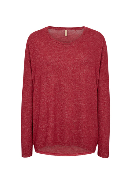 Soyaconcept Biara Jumper - Red Melange