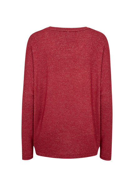 Soyaconcept Biara Jumper - Red Melange