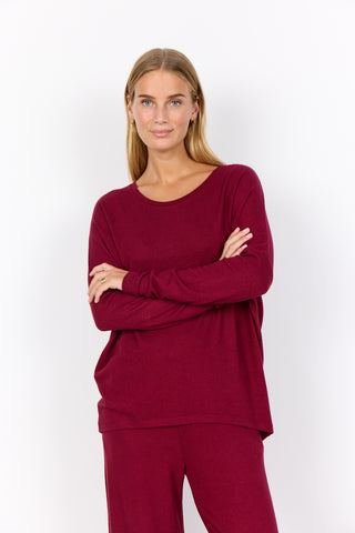 Soyaconcept Biara Jumper Red Melange