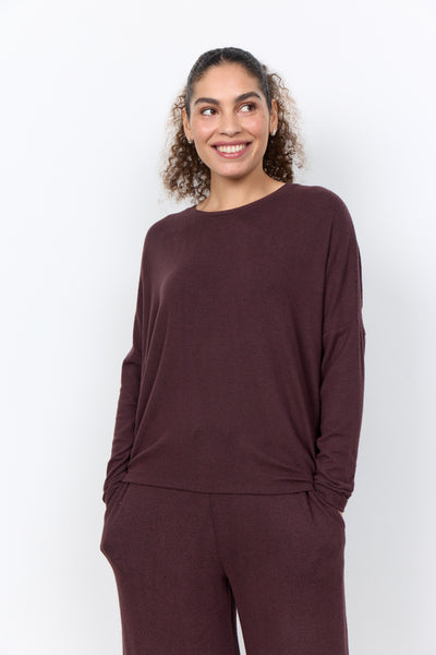 Soyaconcept Biara Jumper - Chocolate Plum