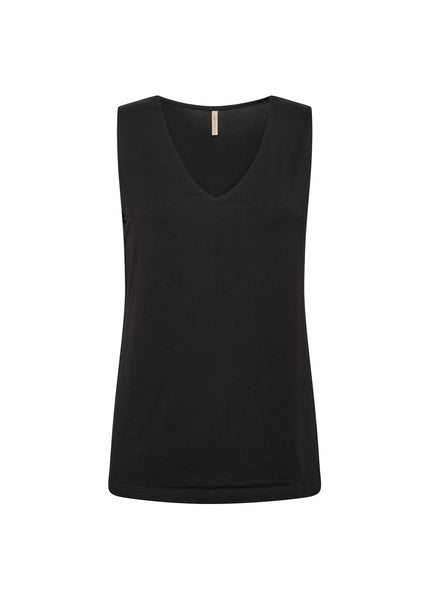 Soyaconcept Marica V-Neck Vest Top - Black