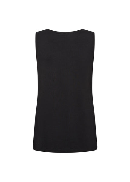 Soyaconcept Marica V-Neck Vest Top - Black