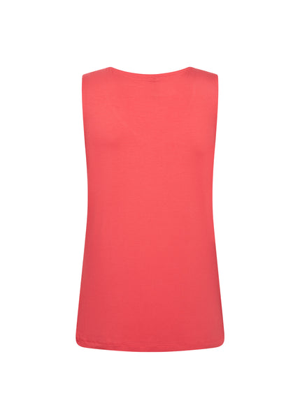 Soyaconcept Marica V-Neck Vest Top - Coral