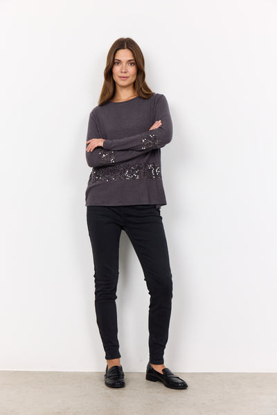 Soyaconcept Sequin Trim Knit