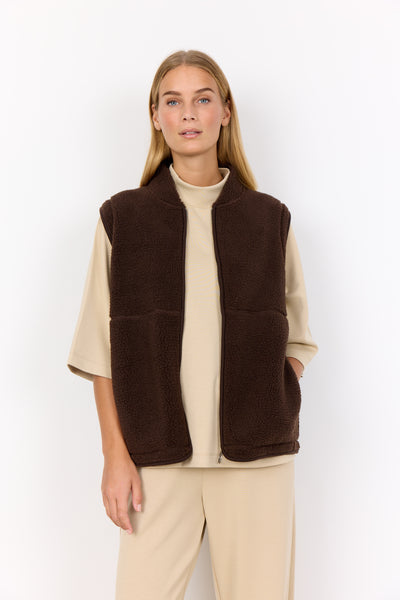 Soyaconcept  Onyx Teddy Waistcoat