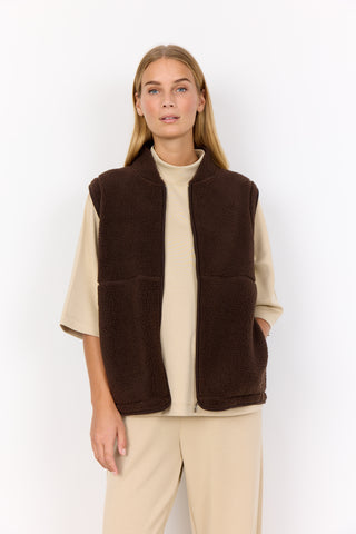 Soyaconcept  Onyx Teddy Waistcoat