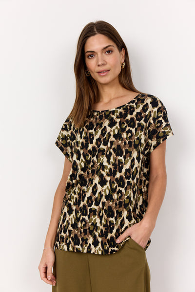 Soyaconcept Felicity Animal Print Tshirt
