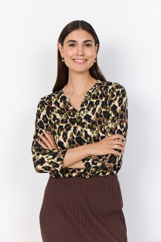 Soyaconcept Felicity Animal Print Blouse