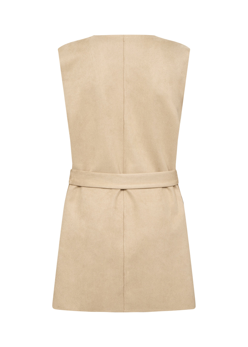 Soyaconcept Vikka Faux Suede Belted Waistcoat