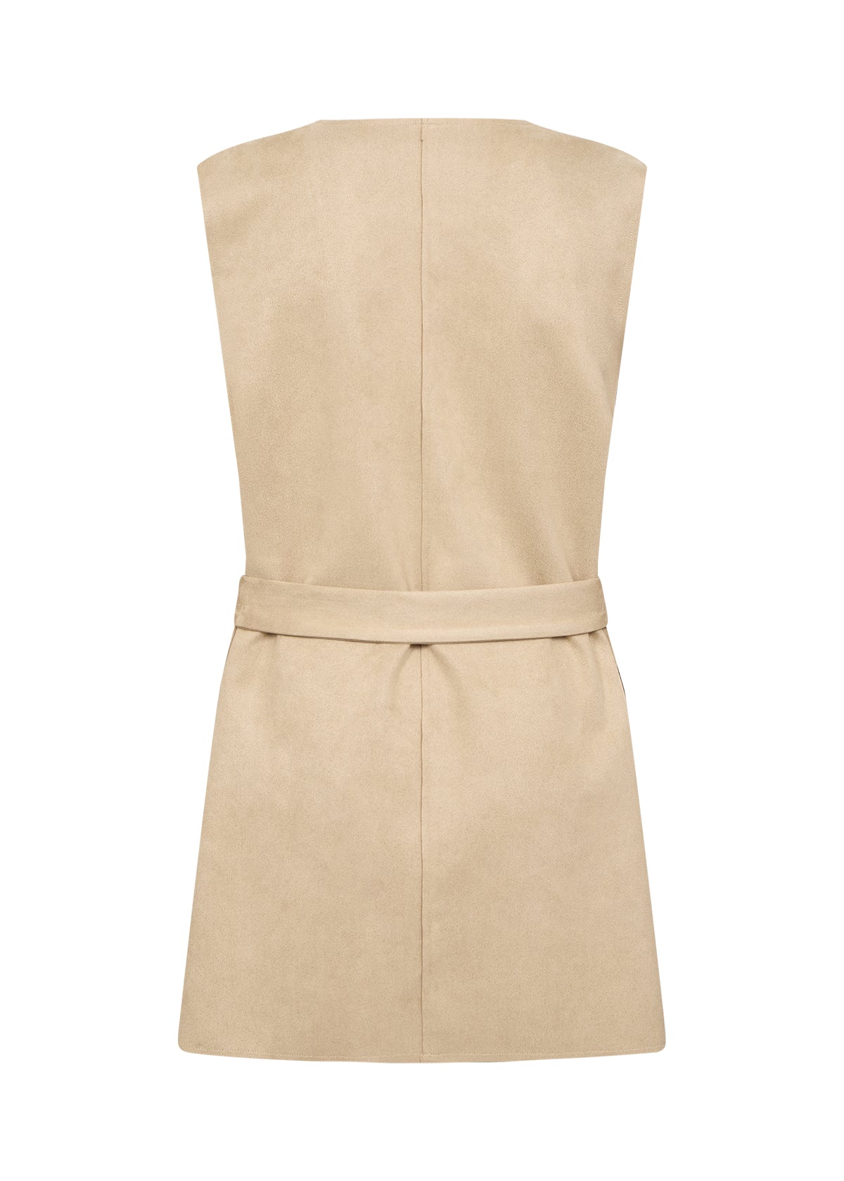 Soyaconcept Vikka Faux Suede Belted Waistcoat