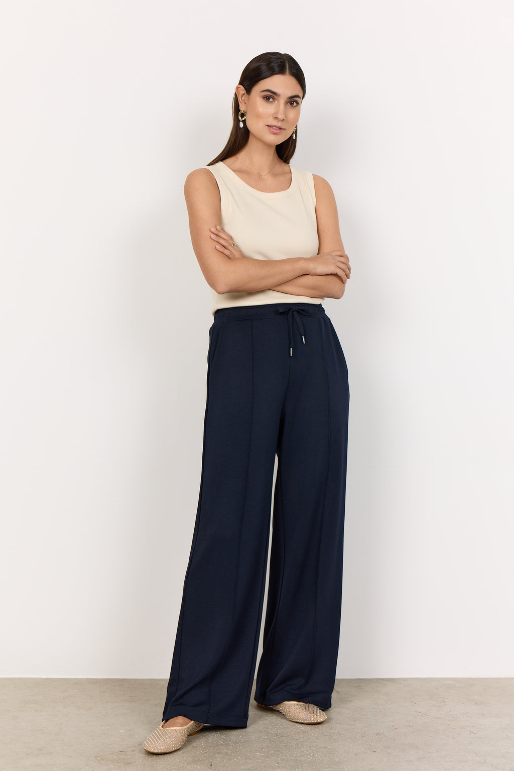 Soyaconcept Banu 265 Wide Leg Drawstring Trousers