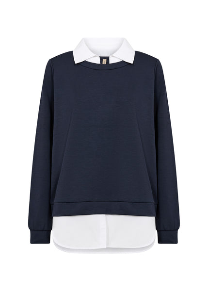 Soyaconcept Banu 2-in-1 Shirt Detail Jersey Top