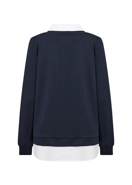 Soyaconcept Banu 2-in-1 Shirt Detail Jersey Top