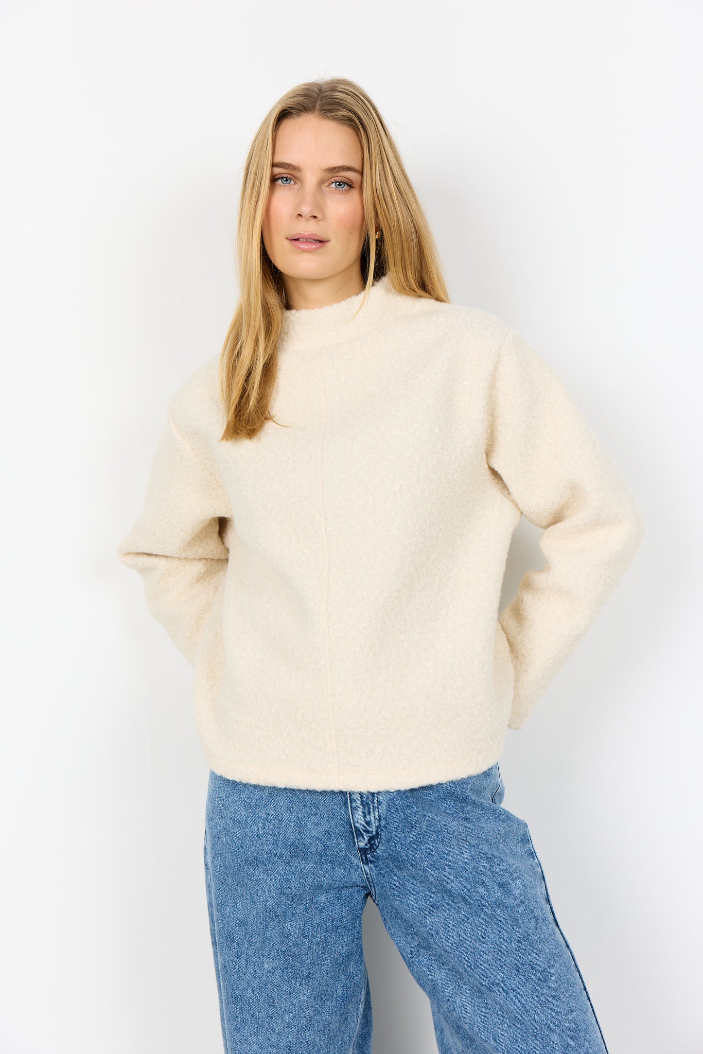 Soyaconcept Shaima Boucle High Neck Top