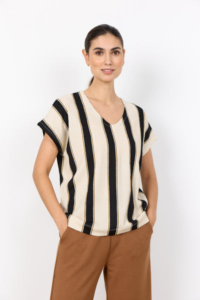 Soyaconcept Finja Wide Stripe Slouchy Top