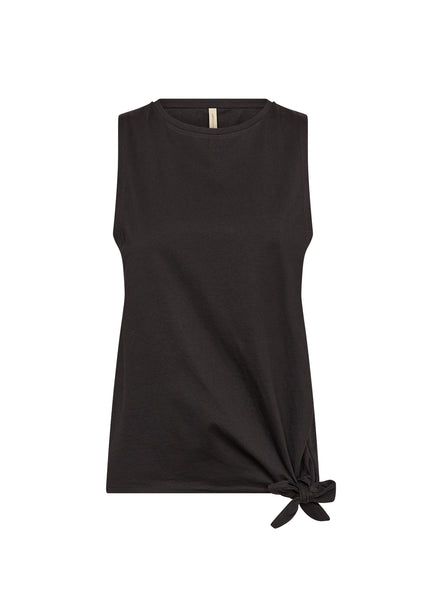 Soyaconcept Derby Cotton Tie Hem Vest Top