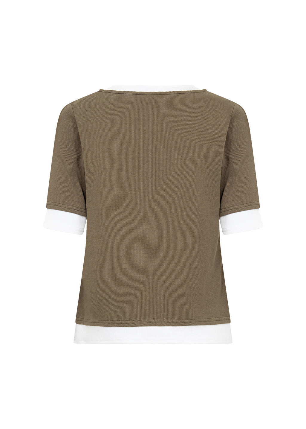 Soyaconcept Mignon Contrast Trim Layered T-shirt