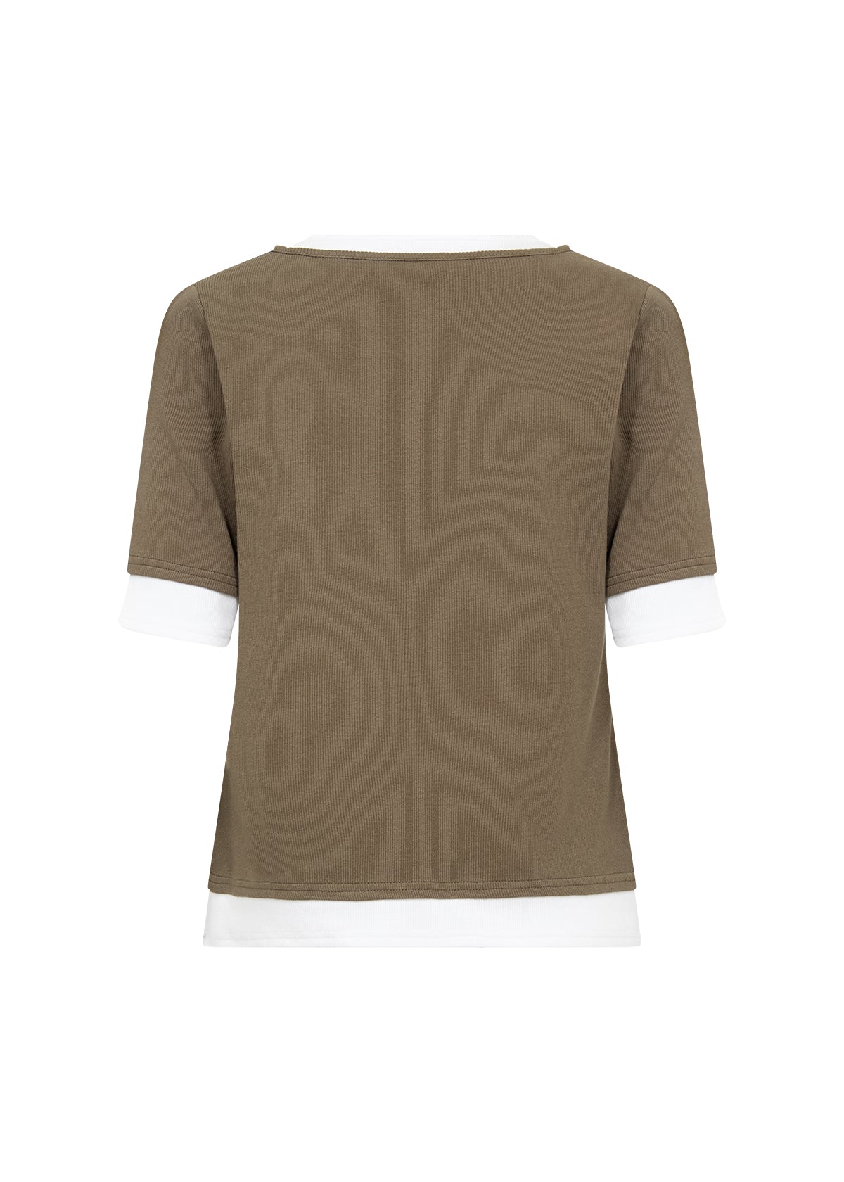 Soyaconcept Mignon Contrast Trim Layered T-shirt