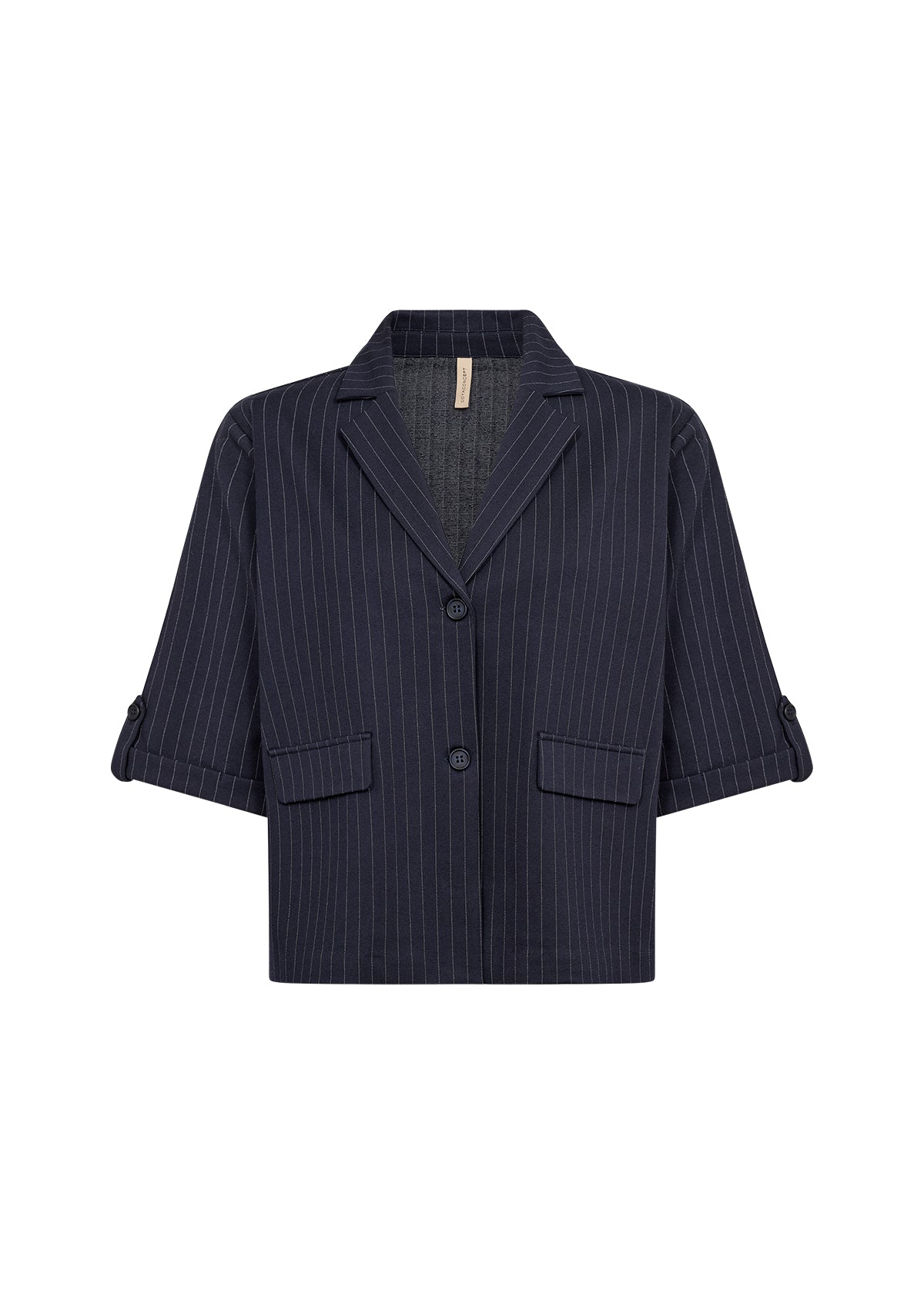 Soyaconcept Gill 2 Pinstripe Cuff Sleeve Top