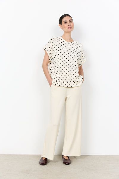 Soyaconcept Godiva Spot Print Top