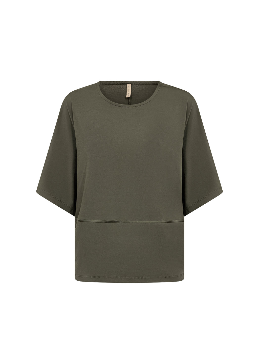 Soyaconcept Glenna Fluid Slouchy T-shirt - Khaki