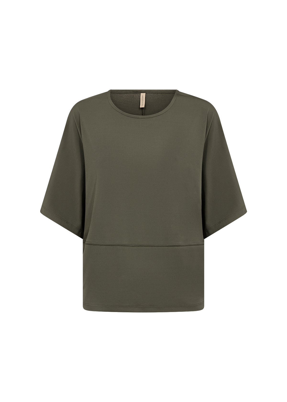 Soyaconcept Glenna Fluid Slouchy T-shirt - Khaki
