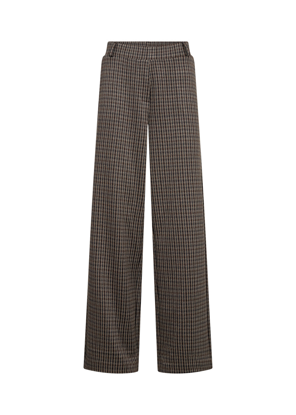 Soyaconcept Hekla Check Pull On Wide Leg Trousers