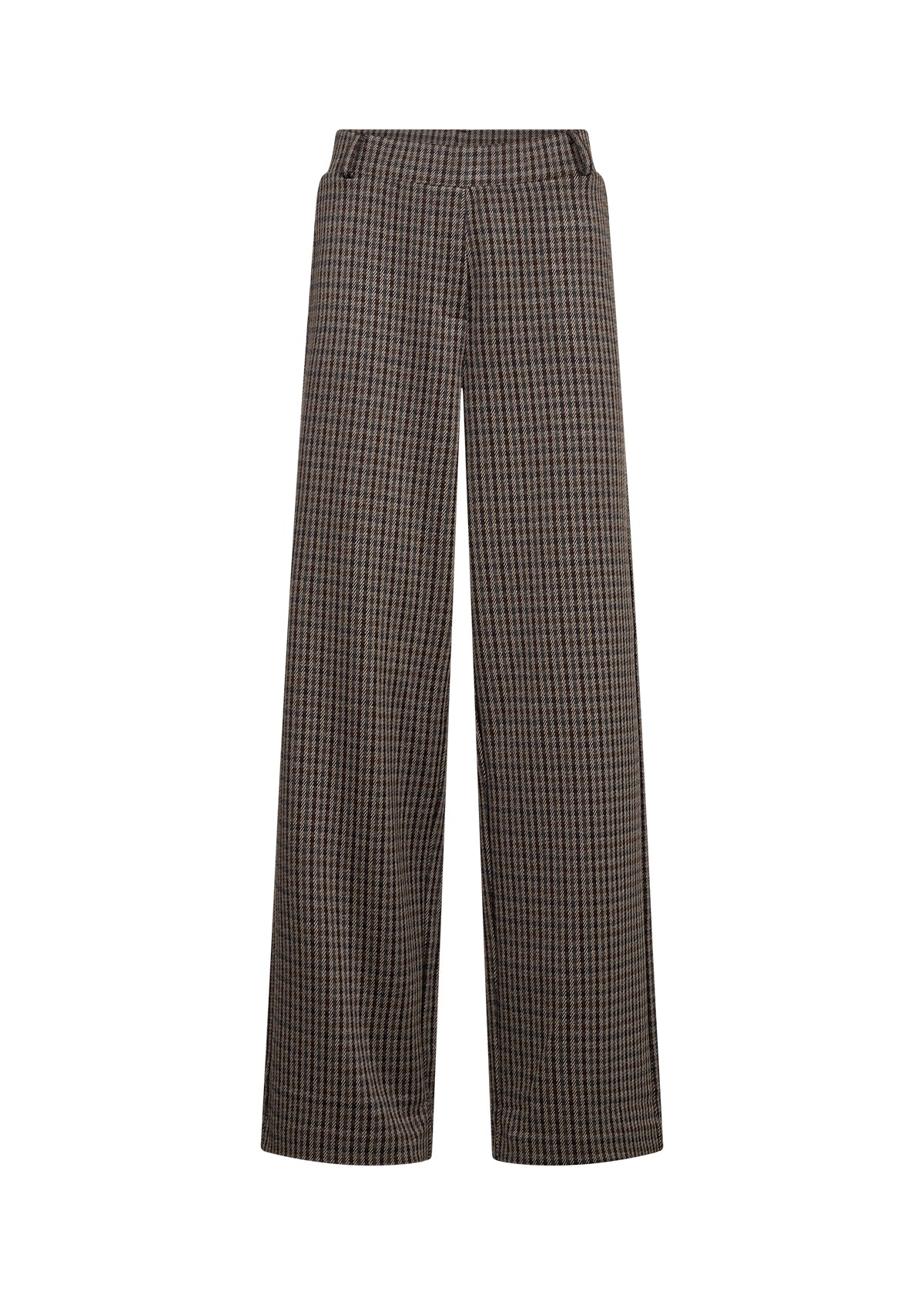 Soyaconcept Hekla Check Pull On Wide Leg Trousers