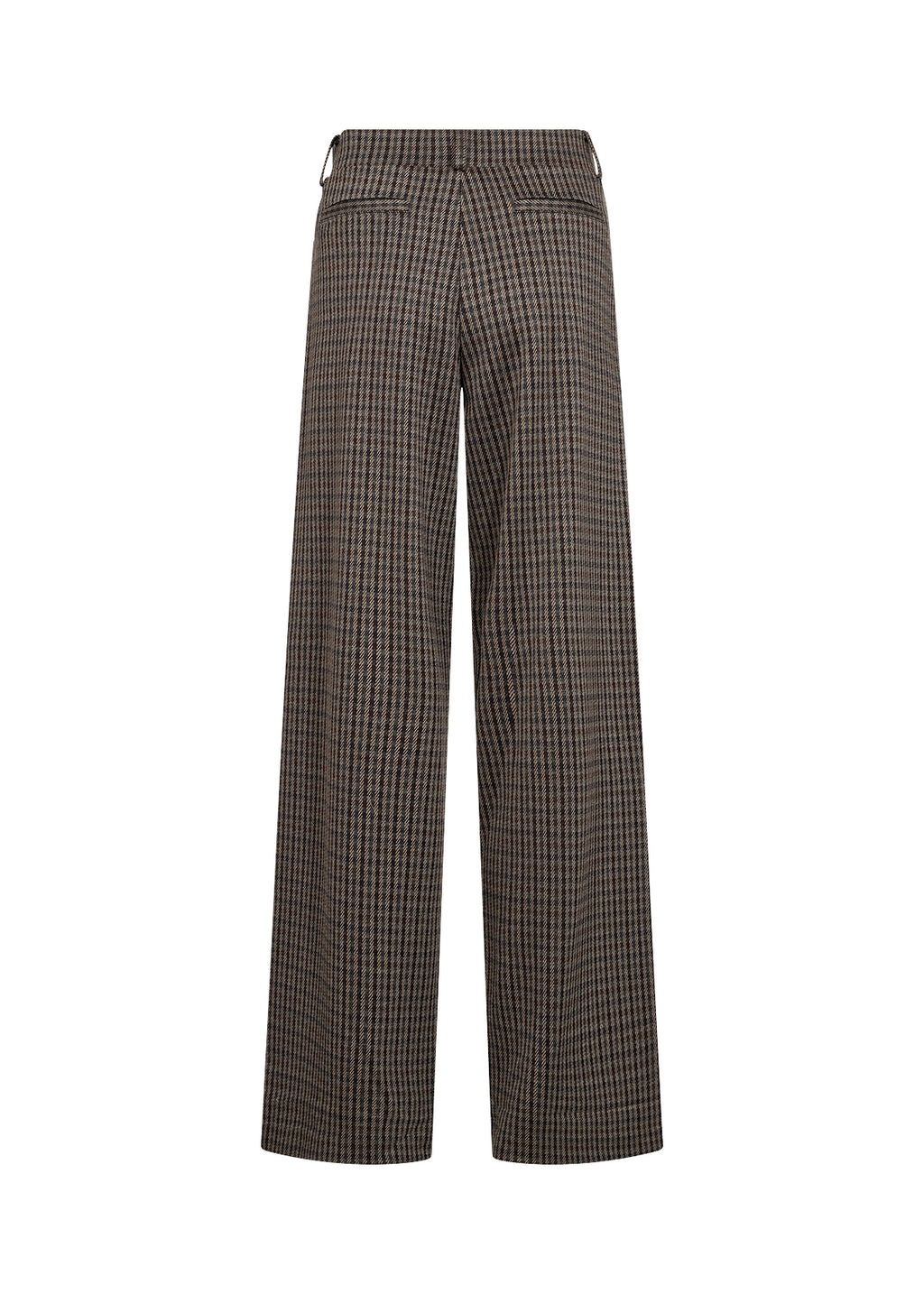 Soyaconcept Hekla Check Pull On Wide Leg Trousers