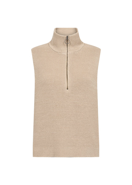 Soyaconcept Julia Sleeveless Zip Knit