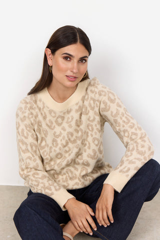 Soyaconcept Ine 3 Leopard Jumper