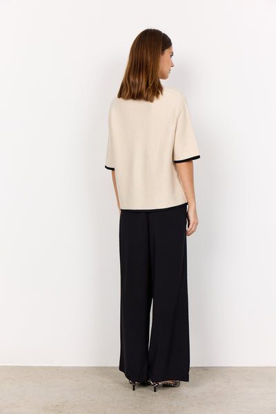 Soyaconcept Dollie Contrast Trim Knit