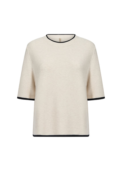 Soyaconcept Dollie Contrast Trim Knit