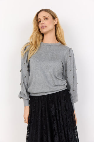 Soyaconcept Dollie Diamond Bead Embellished Jumper